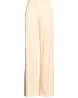 Semicouture Pants Virgin Wool, Cashmere - Natural