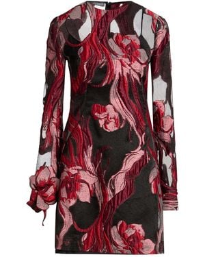 Alberta Ferretti Mini Dress Acetate, Silk, Elastane - Red