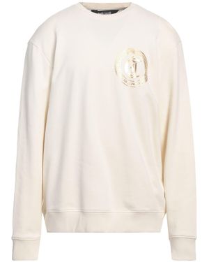 Just Cavalli Ivory Sweatshirt Cotton, Elastane - White