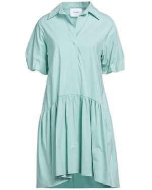 Nude Mini Dress Cotton, Elastane - Blue