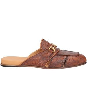 MICH SIMON Mules & Clogs Leather - Brown