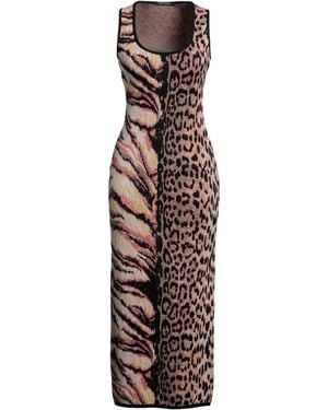 Roberto Cavalli Midi Dress - Black
