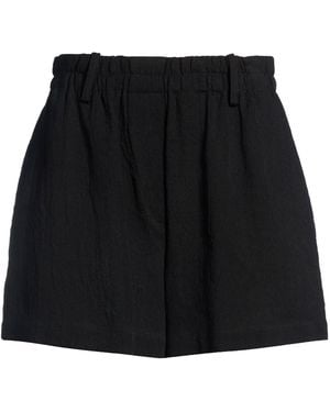 Alysi Shorts & Bermuda Shorts Lyocell, Linen - Black