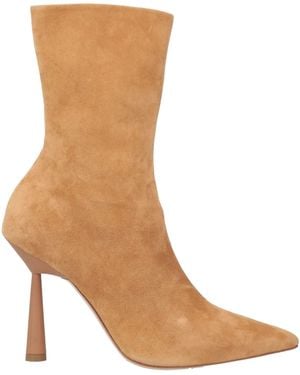 GIA RHW Camel Ankle Boots Leather - Brown