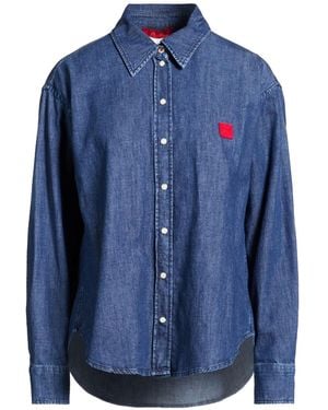 MAX&Co. Denim Shirt Cotton - Blue
