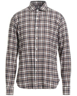 Orian Taupe Shirt Cotton - Gray