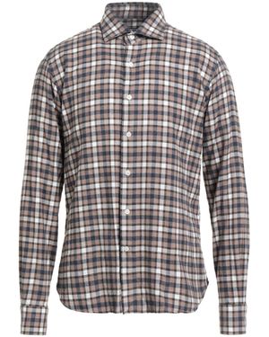 Orian Taupe Shirt Cotton - Grey