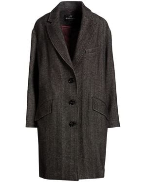 Mason's Coat Wool, Acrylic, Polyamide, Alpaca Wool - Black