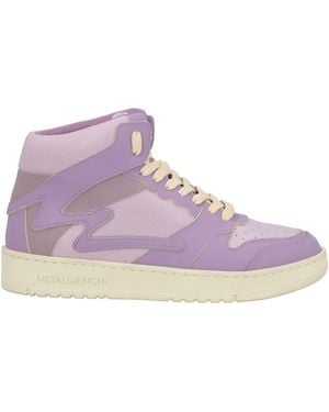 METAL GIENCHI Trainers Calfskin, Textile Fibres - Purple