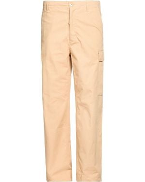 KENZO Camel Pants Cotton - Natural
