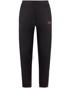 EA7 Pants Cotton, Polyester - Blue