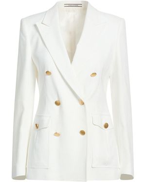 Tagliatore 0205 Blazer Viscose, Polyamide, Lyocell - White