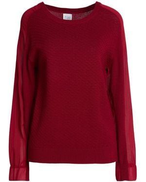 Z.O.E. ZONE OF EMBROIDERED Sweater Viscose, Polyamide - Red
