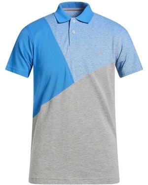 Harmont & Blaine Azure Polo Shirt Cotton - Blue