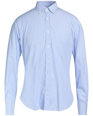 Drumohr Shirt Cotton - Blue