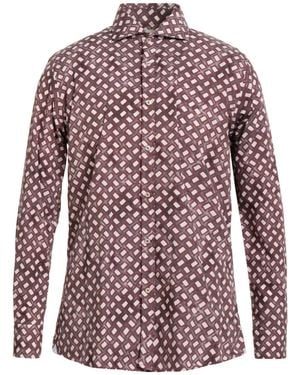 Altemflower Burgundy Shirt Cotton - Red