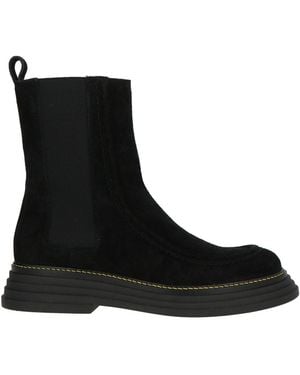 Pollini Ankle Boots Leather - Black