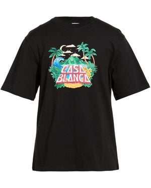 CASABLANCA T-Shirt Organic Cotton - Black