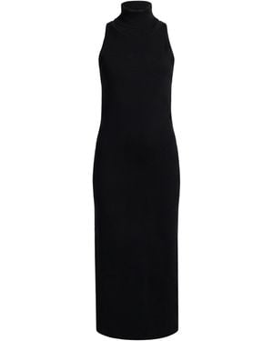 Carla G Midi Dress Viscose, Polyamide, Polyester - Black