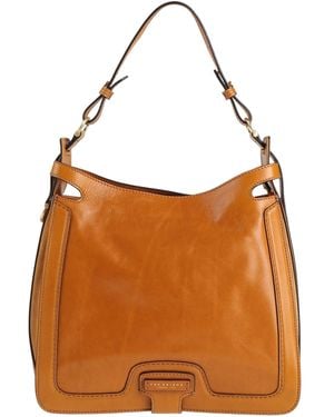 The Bridge Handbag Leather - Brown