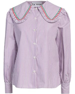 La Veste Shirt Cotton - Purple