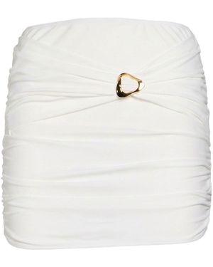 DEFAÏENCE Mini Skirt - White
