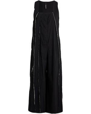 MANESERA Jumpsuit Viscose, Polyamide, Elastane - Black