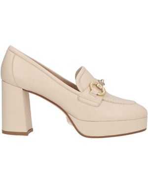 The Seller Cream Loafers Leather - Natural