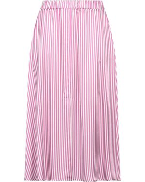 Shirtaporter Garnet Midi Skirt Viscose, Silk - Pink