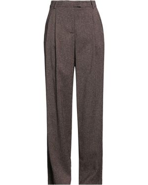 Patrizia Pepe Dark Pants Polyester, Viscose, Elastane - Gray