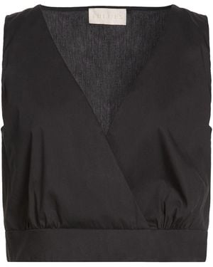 iBlues Top Cotton, Polyamide, Elastane - Black