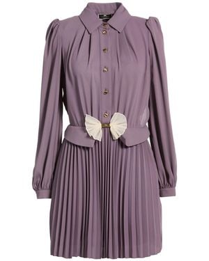 Elisabetta Franchi Mini Dress Polyester - Purple
