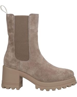 Voile Blanche Taupe Ankle Boots Leather - Brown