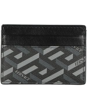 Versace Cardholder Leather - Black