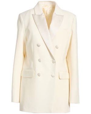 Laurence Bras Ivory Blazer Polyester, Wool, Elastane - White