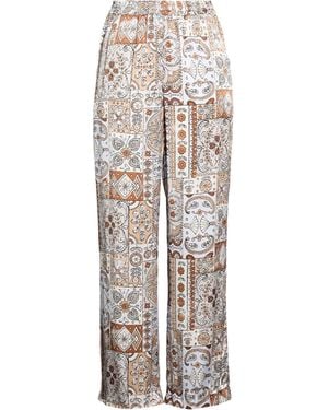 Eleventy Light Trousers Silk - White