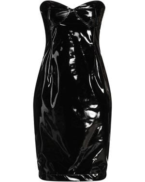 Kontatto Mini Dress Polyester, Elastane - Black