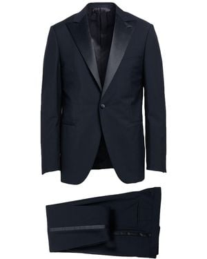 Caruso Suit Wool, Mohair Wool - Blue
