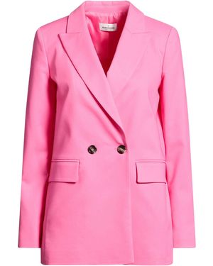 Rebel Queen Fuchsia Blazer Cotton, Polyamide, Elastane - Pink
