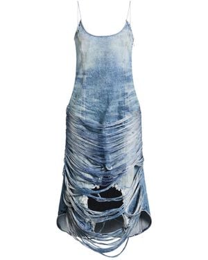 DIESEL Midi Dress Cotton - Blue