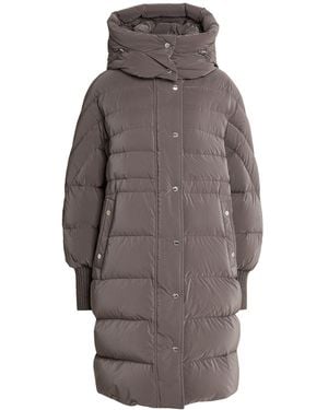 Moorer Plumífero Y Acolchado - Gris