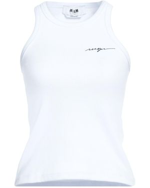 MSGM Tank Top - White