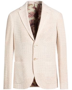 Etro Sand Blazer Wool, Acrylic - Natural