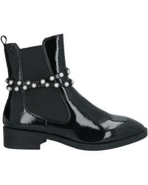 Tamaris Ankle Boots Textile Fibers - Black