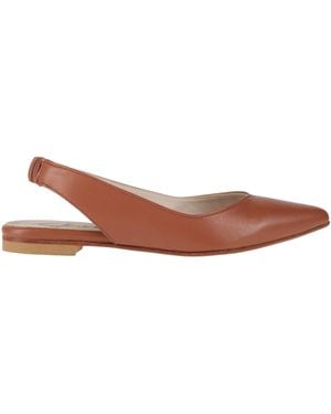 gioia.a. Tan Ballet Flats Leather - Brown