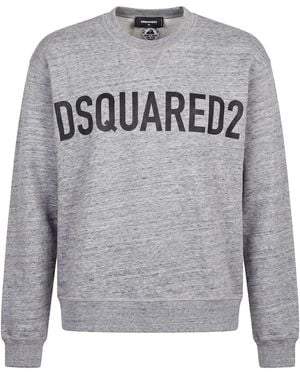 DSquared² Sweatshirt Cotton, Elastane - Gray
