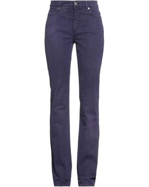 Angelo Marani Pants Cotton, Elastane - Blue