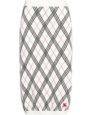 Burberry Midi Skirt - White