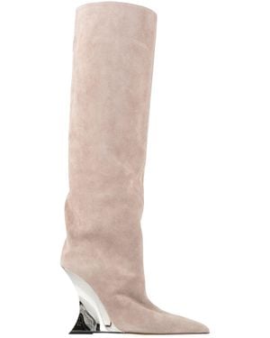 Paris Texas Boot Calfskin - White