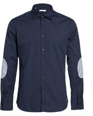 Aglini Midnight Shirt Cotton, Polyamide, Elastane - Blue